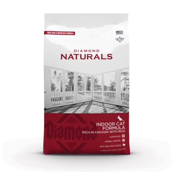 Diamond Naturals Indoor Cat Chicken & Rice Formula