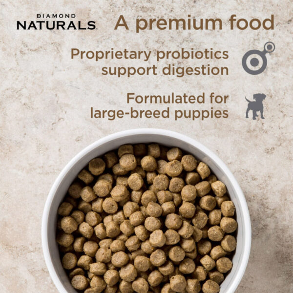 Diamond Naturals Large Breed Puppy Lamb & Rice Formula 15Kg Bag - Image 3