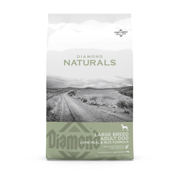 Diamond Naturals Large Breed Adult Dog Lamb Meal & Rice Formula 18.14Kg Bag