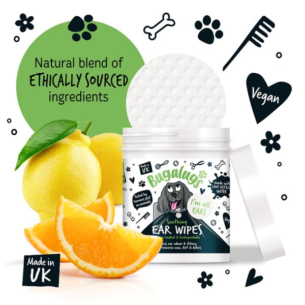 Bugalugs Soothing Ear Wipes 100pcs - Image 2