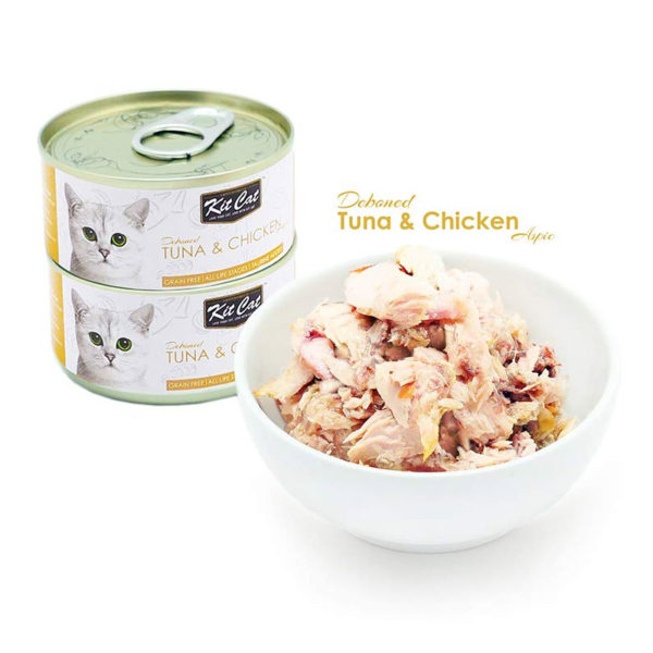 Kit Cat Tuna Chicken 80g Mcpet