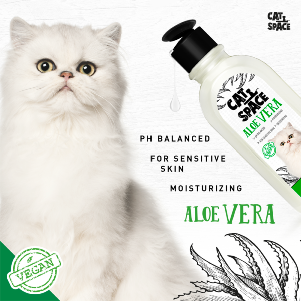 Cat Space Aloe Vera Cat Shampoo 300ml - Image 3