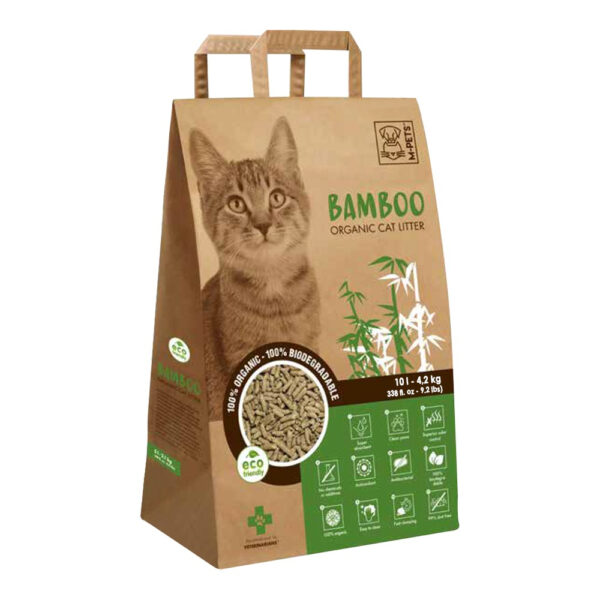 M-PETS Bamboo Organic & Biodegradable Cat Litter - Image 2
