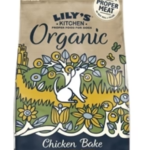 Lily's Kitchen Organic Chicken Bake with Vegetable & Herb Adult Dry Dog Food
