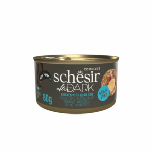 Schesir After Dark Wholefood In Broth For Cat - Chicken With Quail Egg 80g