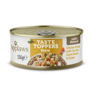 Applaws Taste Toppers Stew Chicken with Vegetables Wet Dog Food 156g Tin
