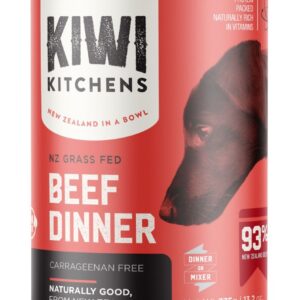 Kiwi Kitchens Grass Fed Beef Dinner Canned Wet Dog Food