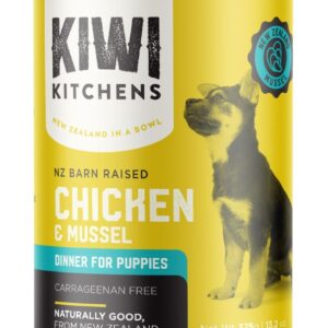 Kiwi Kitchens Barn Raised Chicken & Mussel Dinner Canned Wet Puppy Food