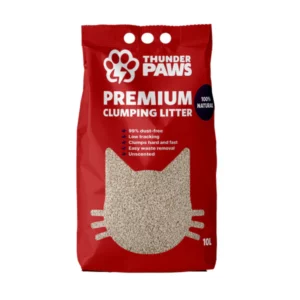 Thunder Paws Premium Hard Clumping Cat Litter Unscented 10L