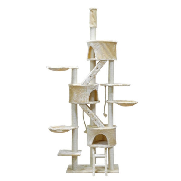 Three Condo Cat Tree Size 127Wx41Lx233-260H - Image 2