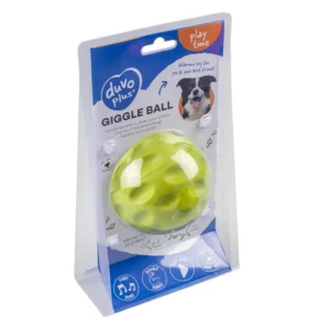 Duvo+ Dog Toy Giggle Ball 9cm [Color - Green]