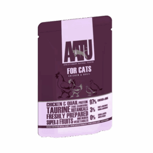 High Protein - AATU Chicken & Quail Wet Cat Food 85g