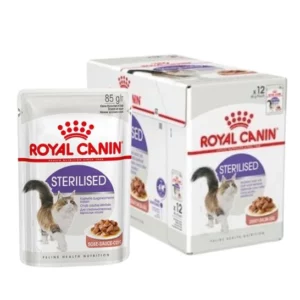 Royal Canin Sterilised In Gravy Wet Cat Food x 12